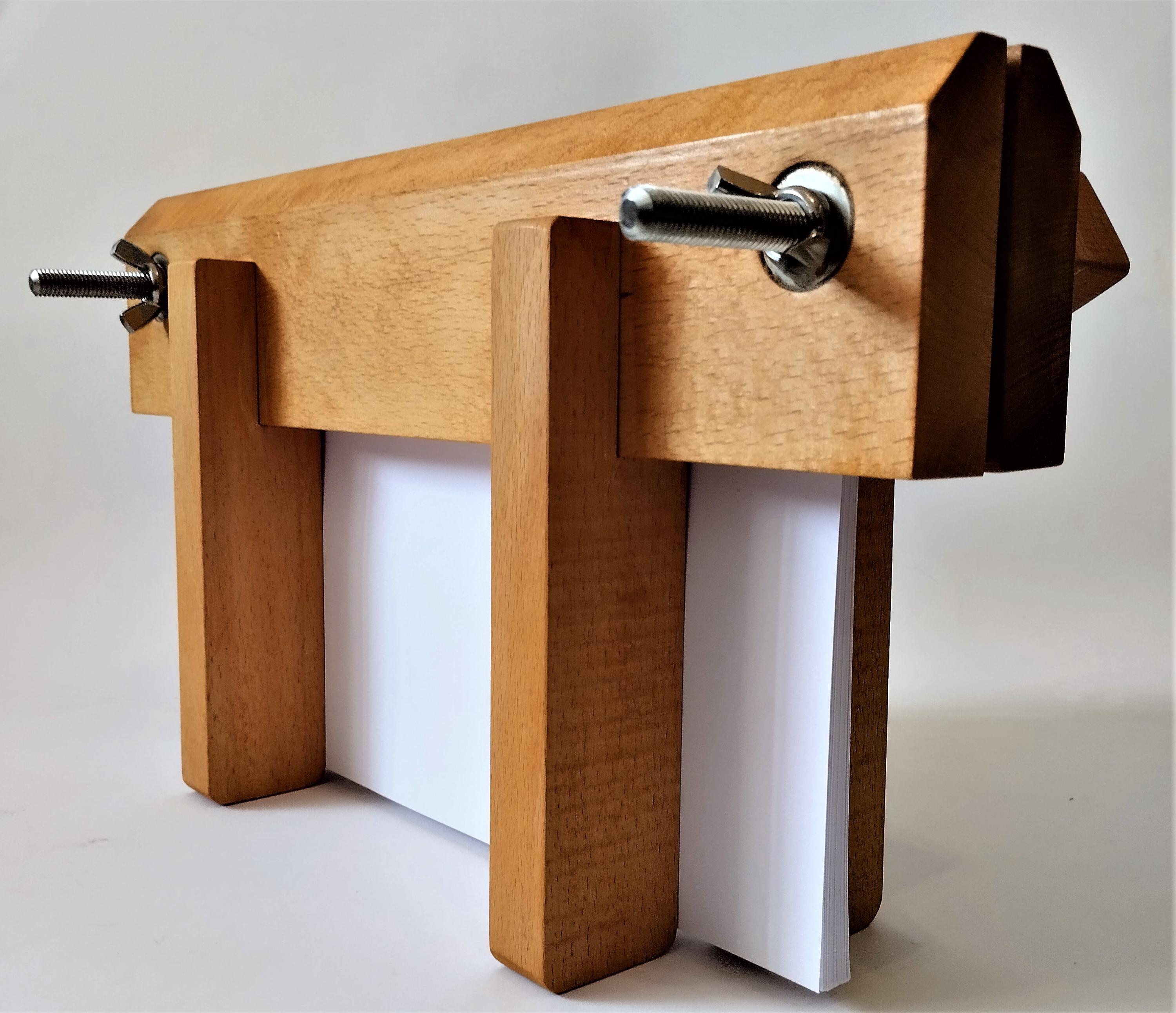 Beech Wood Bookbinding Press: A4 Gluing, Stainless Steel Rods - Etsy