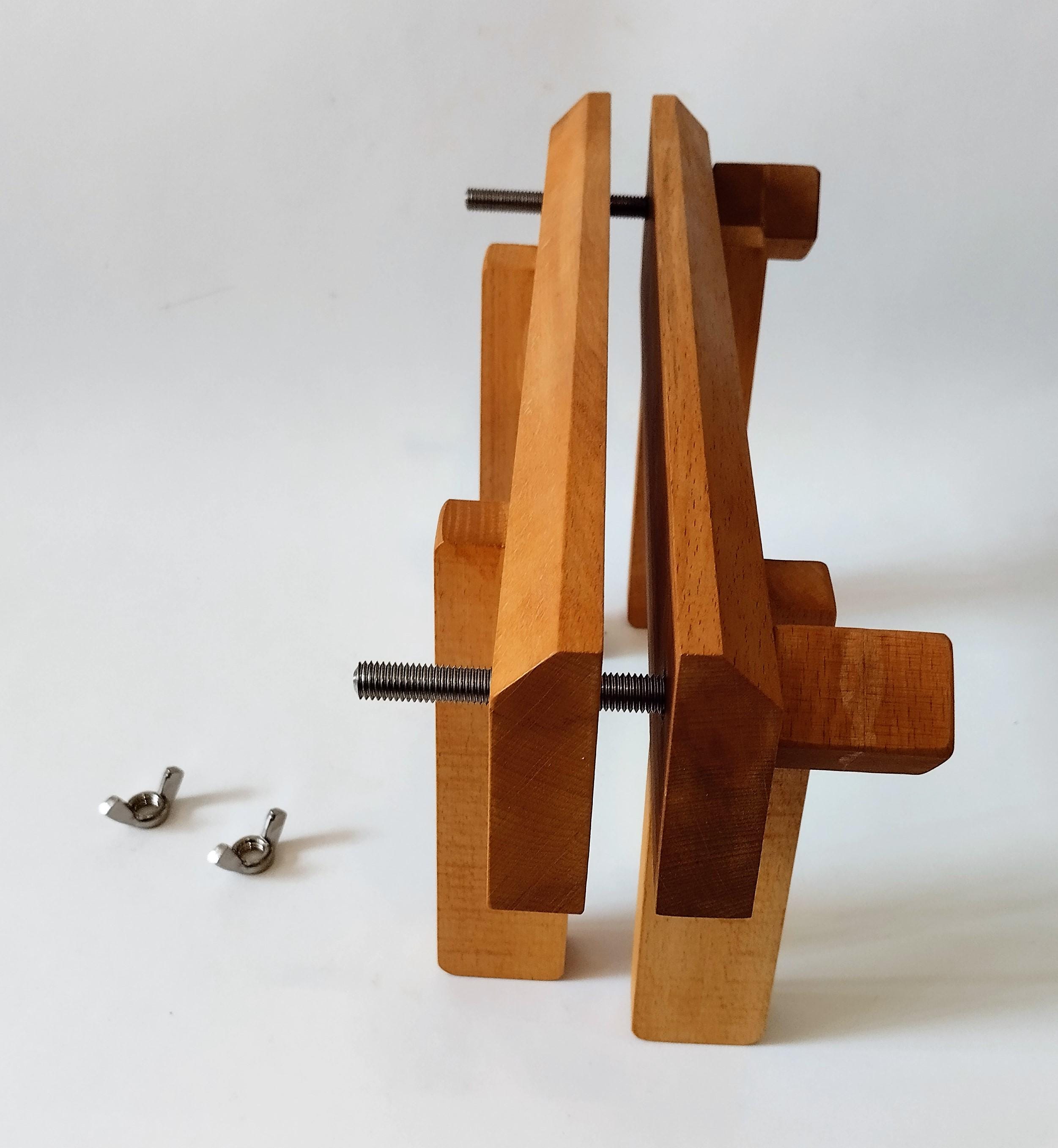 Beech Wood Bookbinding Press: A4 Gluing, Stainless Steel Rods - Etsy