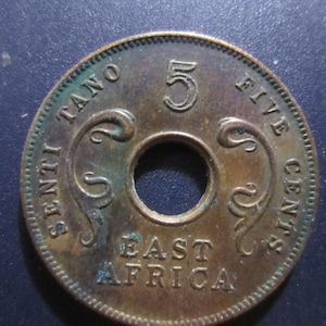 1964 British East Africa 5 Cents