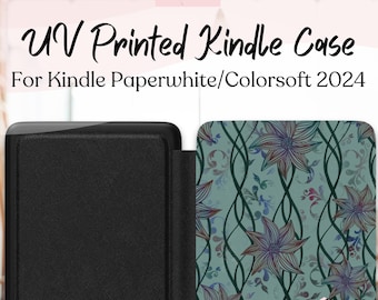 Fantasy Vintage Botanical Elvish Print 7" Cover for Kindle Paperwhite or Colorsoft 12th gen