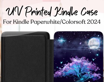 Whimsical Fairy Tree Fantasy Nightscape 7" Cover for Kindle Paperwhite or Colorsoft 12th gen