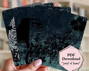 Dark Academia Kindle Insert Bundle, Memento Mori Designs (PDF Download)