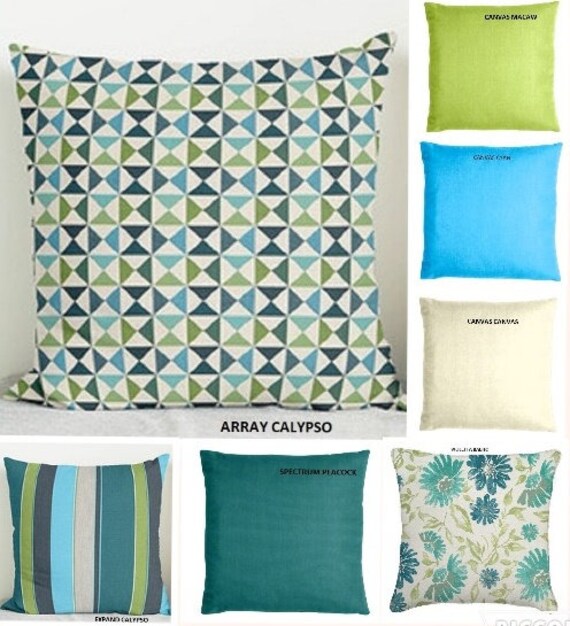 Sunbrella ARRAY CALYPSO Pillow Etsy
