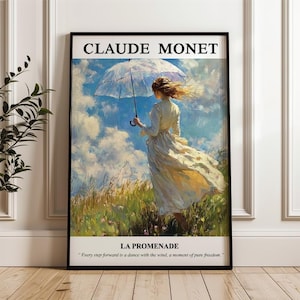 Claude Monet Wall Art, Impressionist Print, Nature Landscape Poster, Digital Download, Fine Art Printable, Monet Inspired Artwork Home Decor