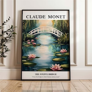 Claude Monet Wall Art Monet Print Impressionist Art Floral Poster Botanical Painting Classic Fine Art Nature Decor Digital Download