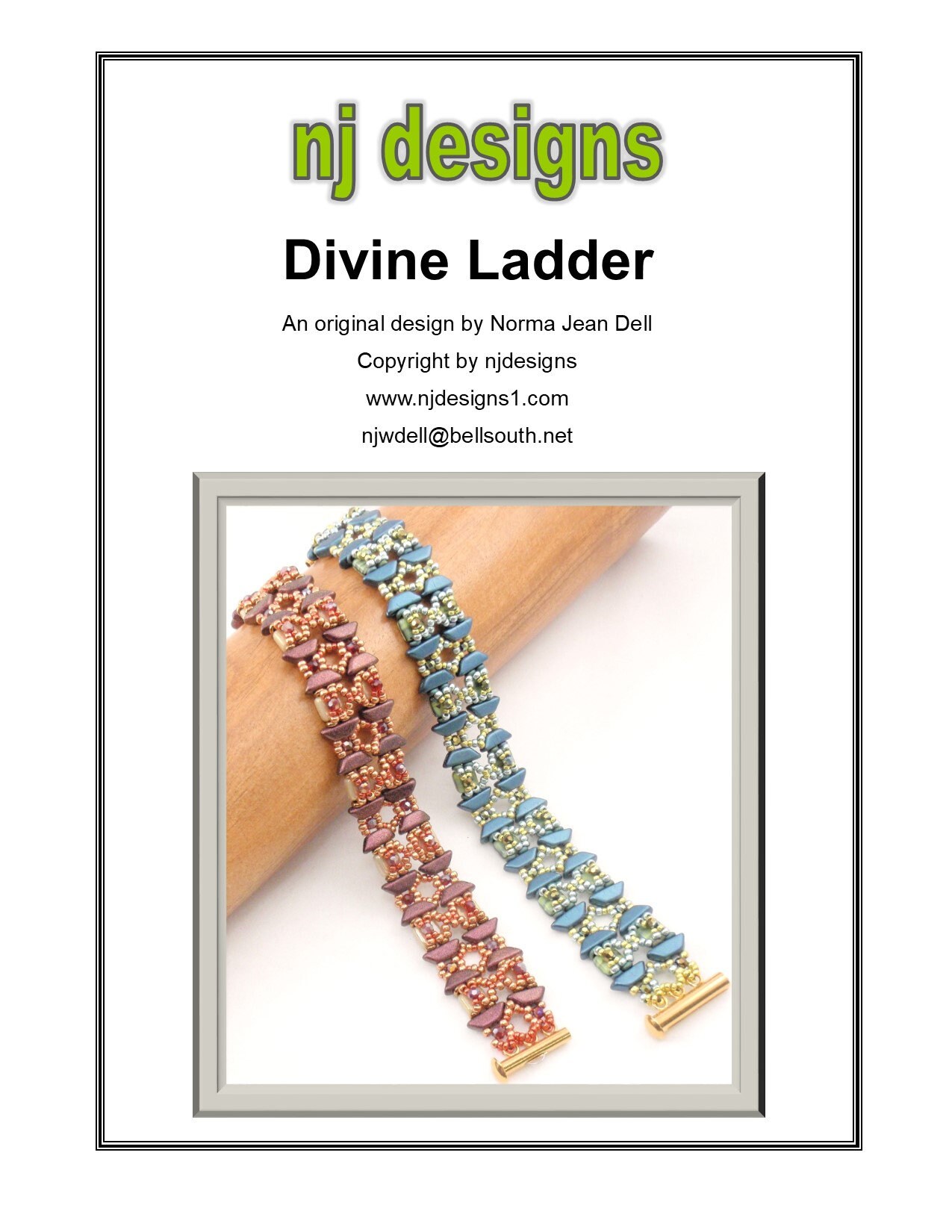Beading Tutorial for Divine Ladder Bracelet beading Etsy