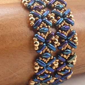 Beading Tutorial for Flatiron Bracelet Jewelry Pattern - Etsy