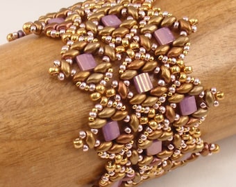 Tutoriel de perles pour bracelet de la promesse de l'Est, modèle de bijoux, tutoriels de tissage de perles, téléchargement immédiat, PDF