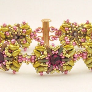Beading Tutorial for Hennequin Bracelet, beading tutorials, bracelet tutorials, beadwoven tutorials, beadweaving tutorials, beading patterns