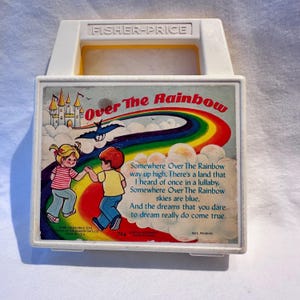 Vintage Fisher-Price Over The Rainbow Musical Toy - 1981 - Working Condition