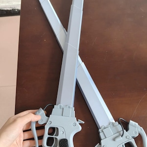 Attack on Titan Cosplay Sword Set – 3D Printed Anime Prop Gift for Fans | Levi Mikasa Eren Costume Decoration