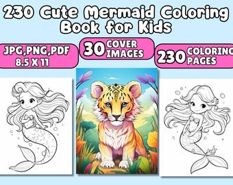 230 Jungle Animal Coloring Page for Kids, Safari Animals Coloring Book, Animals Printable Coloring Pages, Wild Animals Coloring Pages