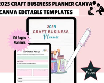 Ultimate Business Planner Bundle | Small Business Planner, Canva Templates, Passive Income, Printable Planner