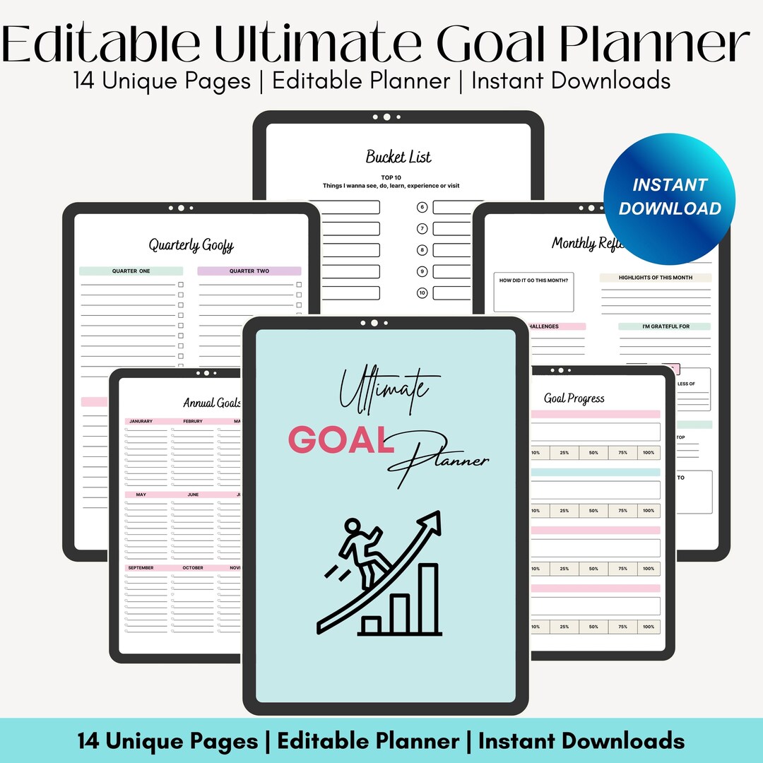 The Ultimate Goal Planner | Business Goal Planner | Coaching Client ...