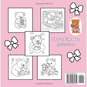 Bear Coloring Book PDF for Adults and Teens – Relaxing Animal Pages