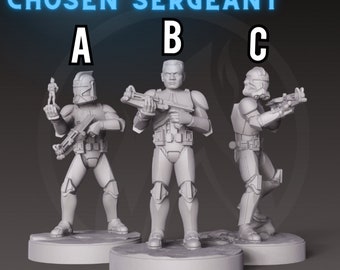 Republic Chosen Sergeant Miniatures