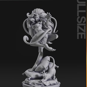Feline Fighter Statue