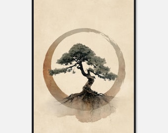 Bonsai Tree 14 Canvas Wall Art Decor - Etsy 日本