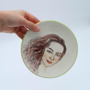 Custom Personalized Portrait Ceramic Plate - Home Decor & Unique Gift Idea