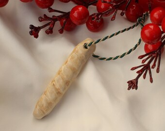 Hand-Painted Baguette Christmas Holiday Ornament Bread Lover Gift Decor