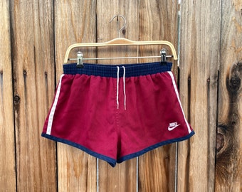 70s Red Gym Shorts - Etsy