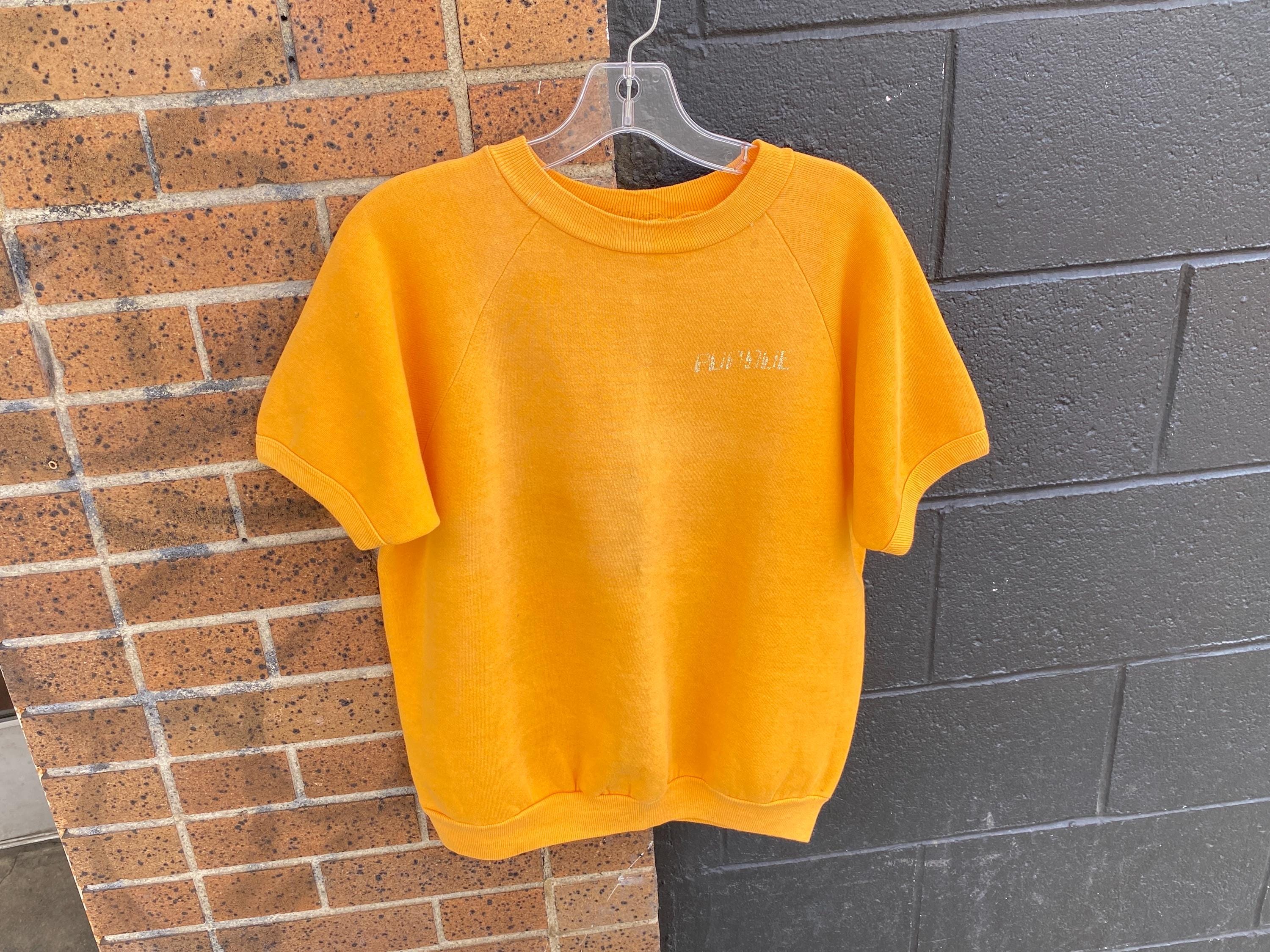 VINTAGE Purdue Boilermakers Sweatshirt Mens Large Yellow