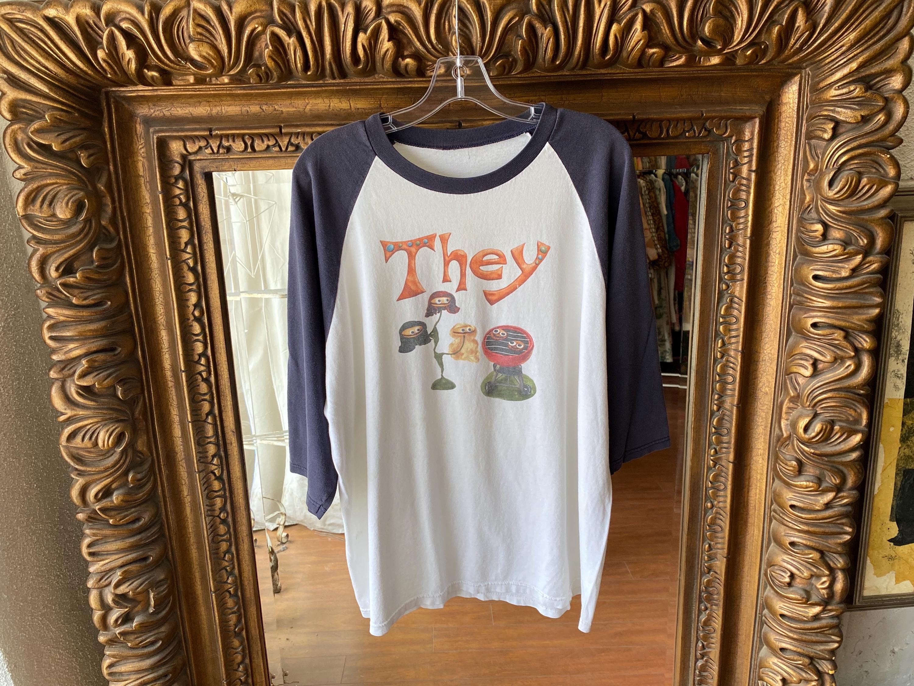 1990s/y2k They Might Be Giants Band Tee XL Vintage 2000s Raglan