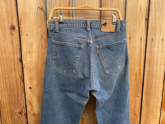 1980 Levis 505 Orange Tab Jeans Vintage Made in USA 1… - Gem