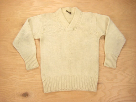 cream wool jumper mens