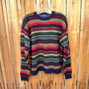 90’s j.crew crazy knit 名作 90's〜 J.CREW パッチワーク風 Sweater Size (L) – frgeek