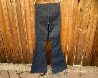 Vintage 1980s LEVIS 684 Dark Denim Hippie Bell Bottom JEANS Vintage 1980s LEVIS 684 Dark Denim Hippie Bell Bottom JEANS