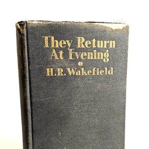 1928 FIRST EDITION &quot;They Return At Evening&quot; Vintage Book