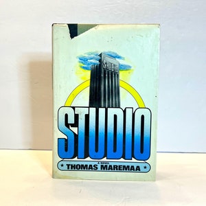 1978 &quot;Studio: A Novel&quot; Vintage Fiction Book by Thomas Maremaa, Hardcover with Dust Jacket
