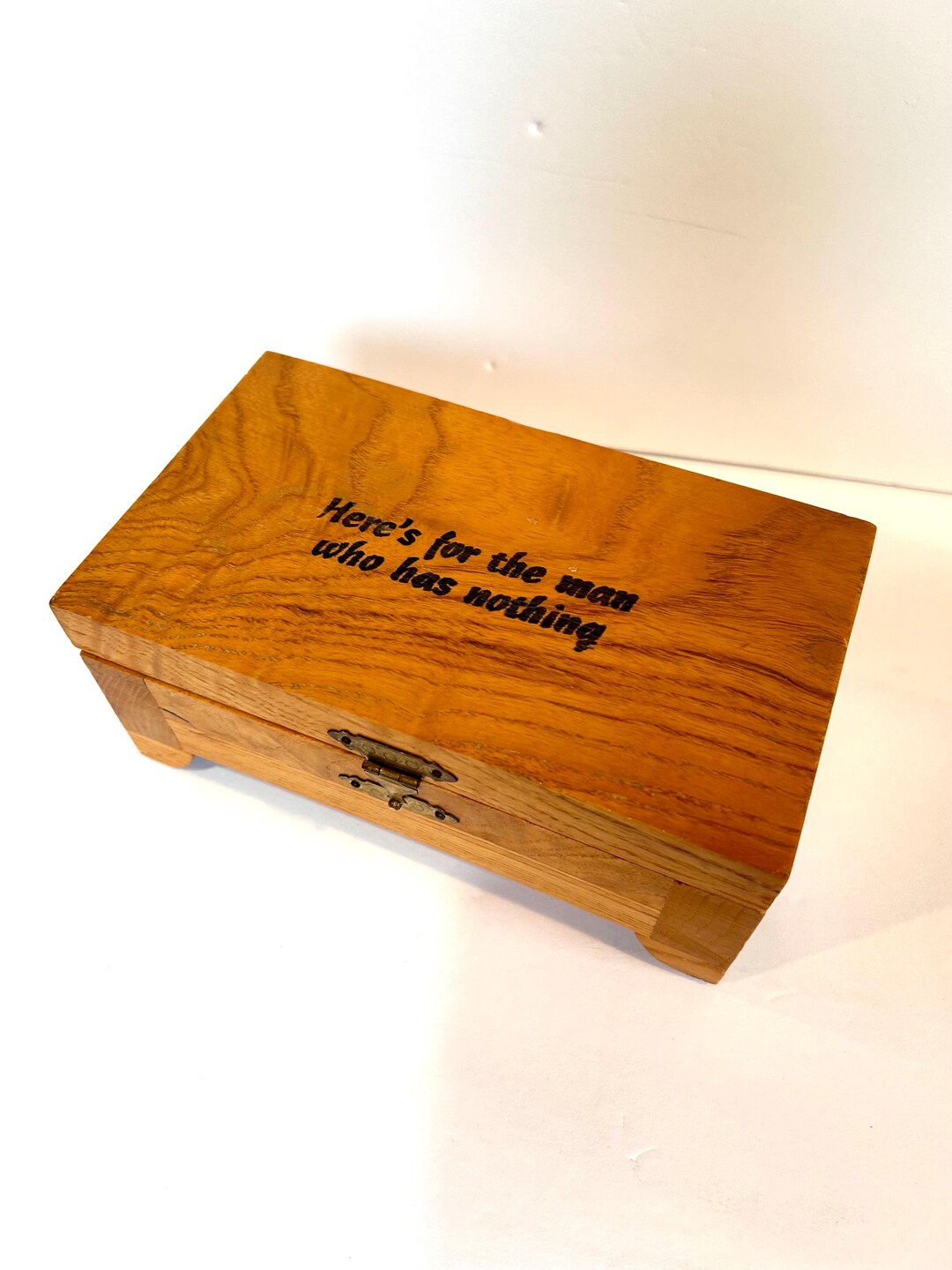 Joke Gift for Him heres for the Man Who Has Nothing, Heres the Box for ...