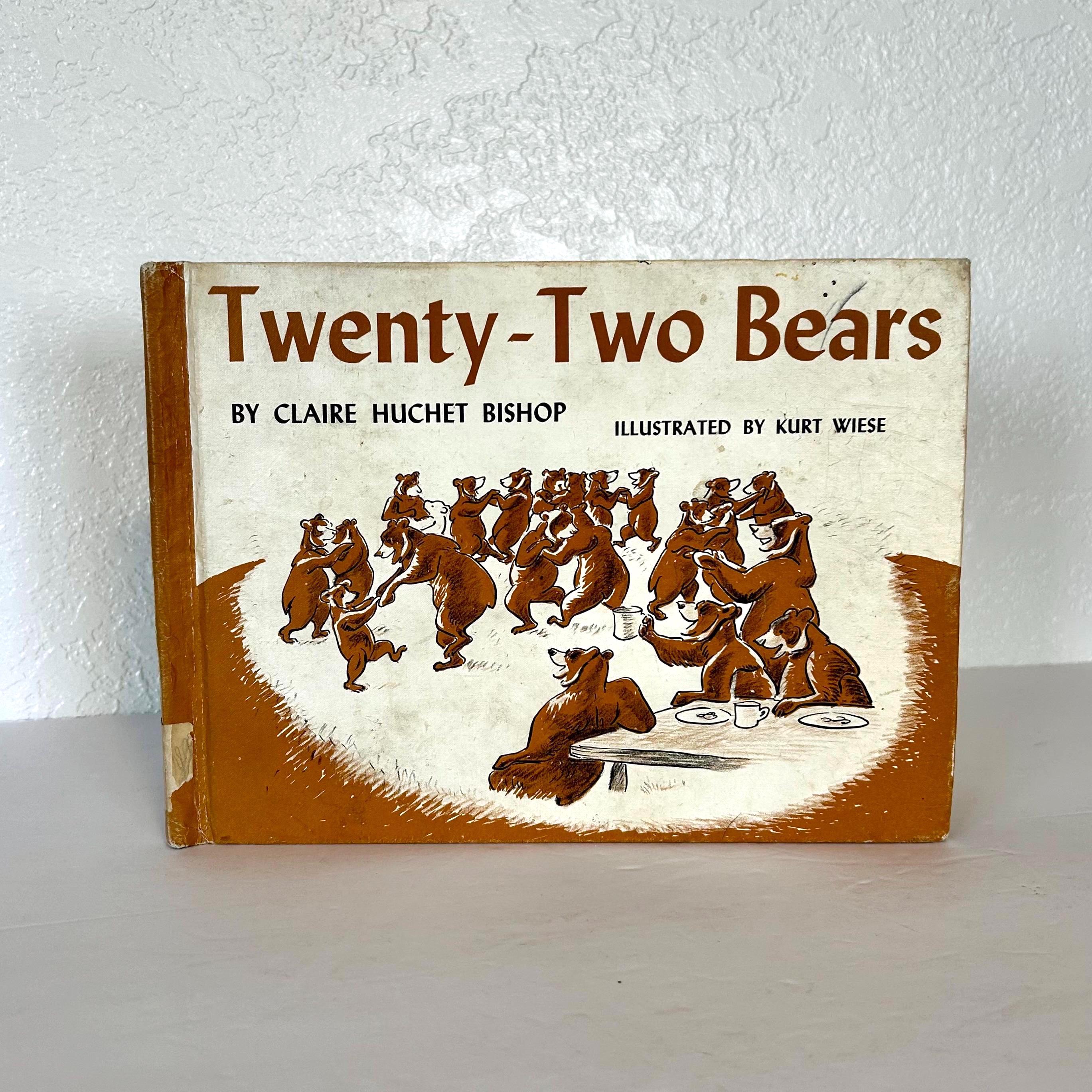 1964 FIRST EDITION Twenty-two Bears Vintage Book by Claire Huchet