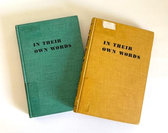 "2er-Set ""In eigenen Worten, Eine Geschichte der amerikanischen Negro" Vintage Bücher, 1865-1916 und 1916-1966, veröffentlicht 1965 & 1967."