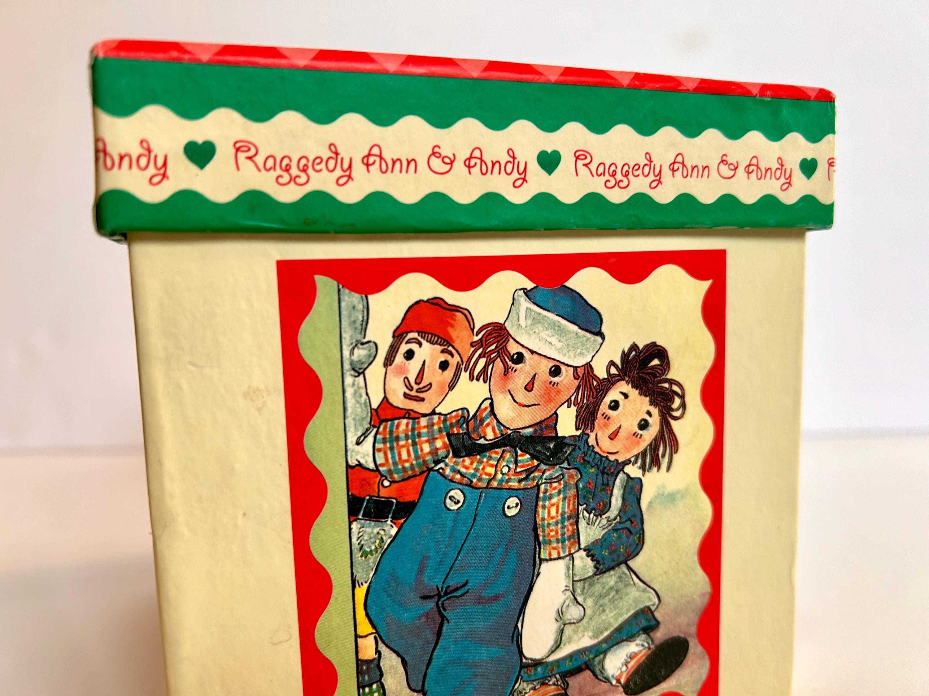 Vintage Ragged Box Vector 1998 “raggedy Ann & Andy” Vintage Storage Box by Simon and Schuster - Etsy