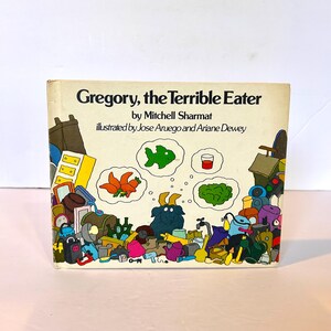 1980 “Gregory the Terrible Eater” Vintage Children’s Book by Mitchell Sharmat HARDCOVER