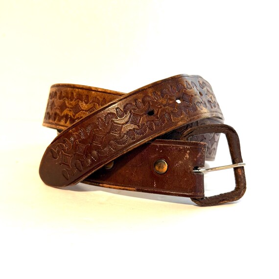 小物 neighborhood leather belt 3204 old brown Neighborhood Leather