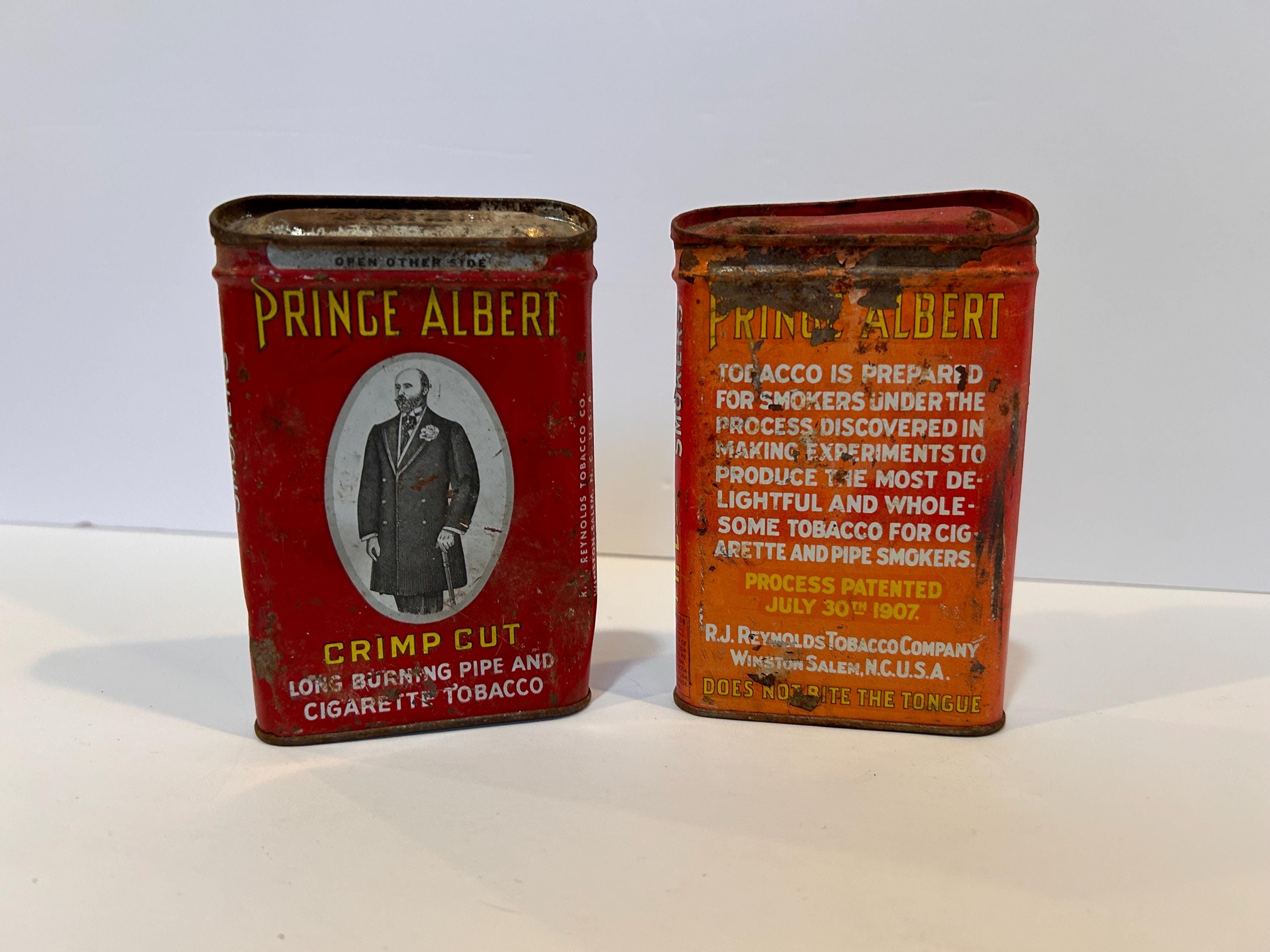 Set of 2 Prince Albert Tobacco Tins