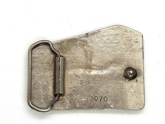 USA Fire Fighters Vintage Belt Buckle View 3