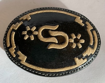 Boucle De Ceinture Vintage Great American Buckle Co. 1980 - Canard En Vol, Laiton Massif