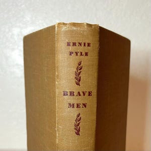 1944 &quot;Brave Men” Vintage Book by Ernie Pyle
