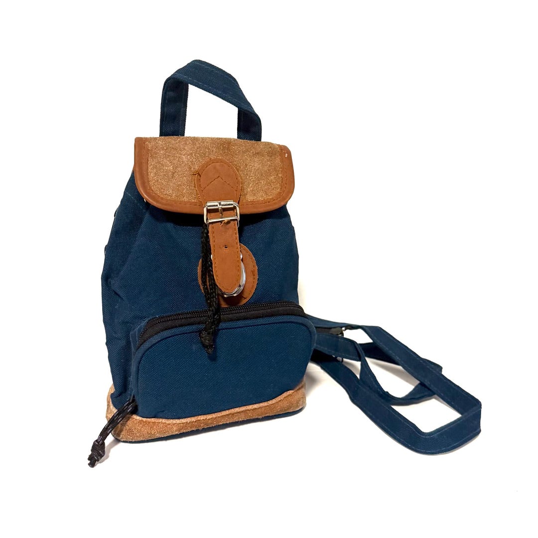 1990’s Mini Backpack - Vintage Small Backpack - Backpack Purse - Teal ...