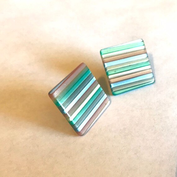 Vintage Pastel Earrings 1980s-1990s