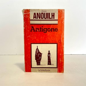 1946 "Antigone" -Spiel, französischsprachige Ausgabe, Vintage-Buch von Jean Anouilh