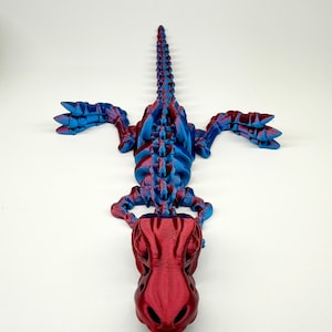 Gelenk 3D Gedruckt T-Rex Skeleton Fidget Spielzeug | Flexible