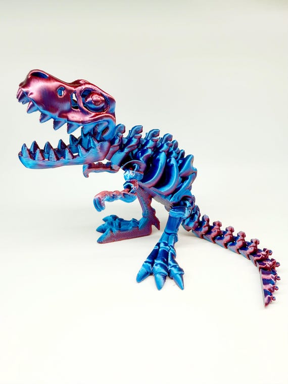 関節可動式3DプリントT-Rex骨格フィジェットトイ｜柔軟にポーズを変え