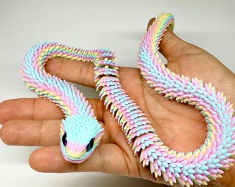 de serpiente articulado, de serpiente impreso en , móvil, flexible, inquieto, modelo de actividad múltiple, de escritorio flexible para oficina en casa de serpiente articulado, de serpiente impreso en , móvil, flexible, inquieto, modelo de actividad múltiple, de escritorio flexible para oficina en casa