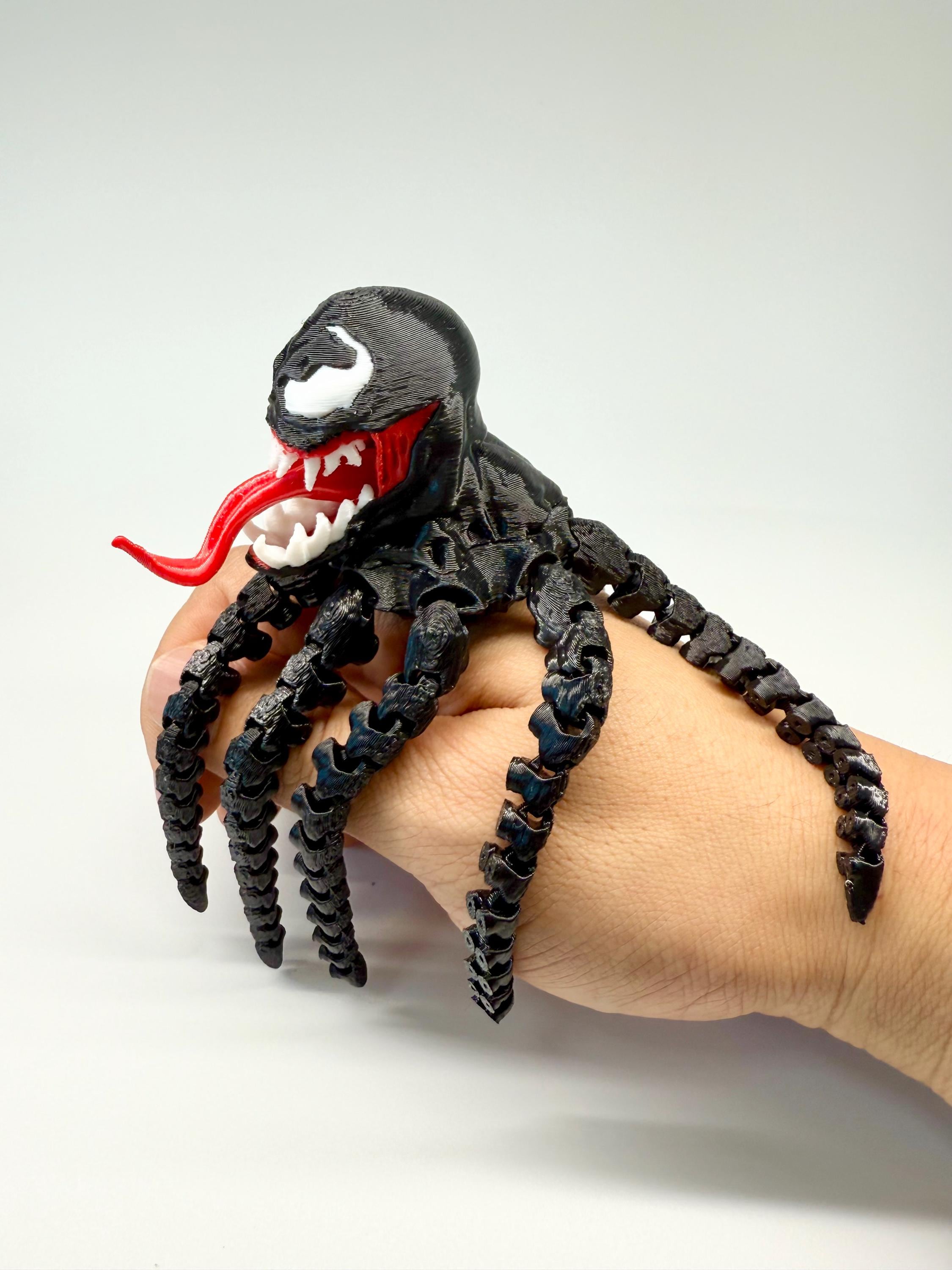 Figurine Venom Custom - Style Vintage Secret Wars - Résine - Fan Art Marvel